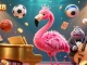 Engage with FIVE88 in a lively casino scene celebrating sports and entertainment with dazzling characters.