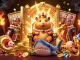 Engage with the thrilling slot 5 ribu experience featuring a golden hamster king on a shark tooth throne amidst treasures.