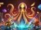 Engage with PASUKAN JITU as a colossal kraken and a diving cat explore a vibrant casino adventure.