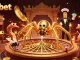 Experience the thrill of betting at 88vbet in this dynamic 3D illustration featuring a roulette-themed web.